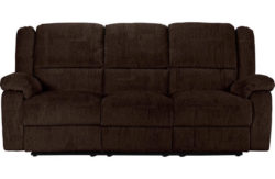 Collection Shelly Large Manual Recliner Sofa - Chocolate